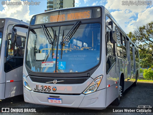 Expresso Azul JL326 na cidade de Curitiba, Paraná, Brasil, por Lucas Weber Calizario. Número da foto: #13059765.