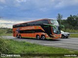 Empresa de Transportes Andorinha 7165 na cidade de Cajati, São Paulo, Brasil, por Leandro Muller. Número da foto: #:id.