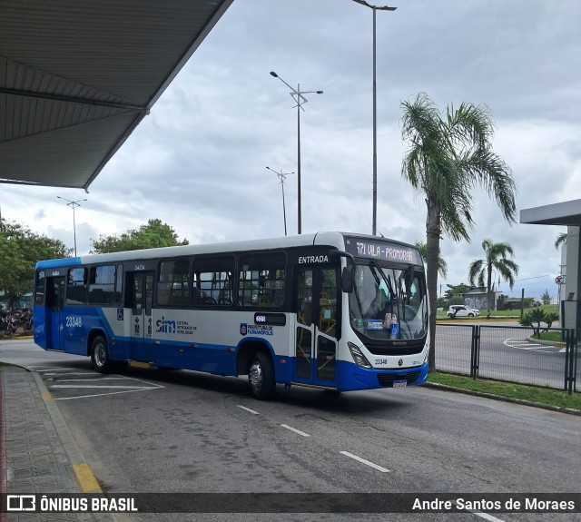 Emflotur - Empresa Florianópolis de Transportes Coletivos 23348 na cidade de Florianópolis, Santa Catarina, Brasil, por Andre Santos de Moraes. Número da foto: #13064444.