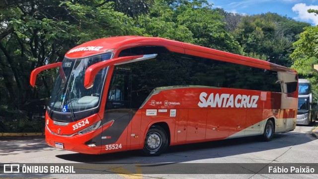 Viação Santa Cruz 35524 na cidade de São Paulo, São Paulo, Brasil, por Fábio Paixão. Número da foto: #13062365.