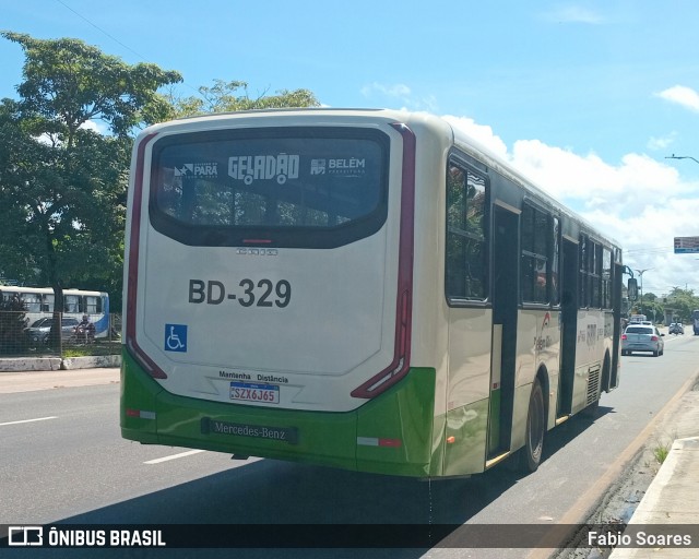 Belém Rio Transportes BD-329 na cidade de Belém, Pará, Brasil, por Fabio Soares. Número da foto: #13062459.