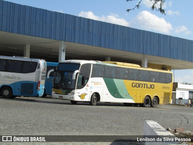 Empresa Gontijo de Transportes 17070 na cidade de Caruaru, Pernambuco, Brasil, por Lenilson da Silva Pessoa. Número da foto: #13063018.
