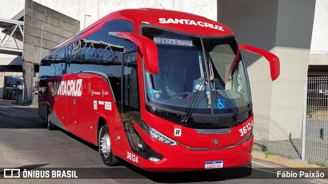 Viação Santa Cruz 36124 na cidade de Campinas, São Paulo, Brasil, por Fábio Paixão. Número da foto: #13062372.