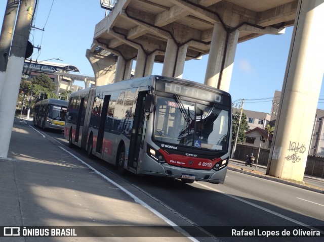 Express Transportes Urbanos Ltda 4 8293 na cidade de São Paulo, São Paulo, Brasil, por Rafael Lopes de Oliveira. Número da foto: #13062787.