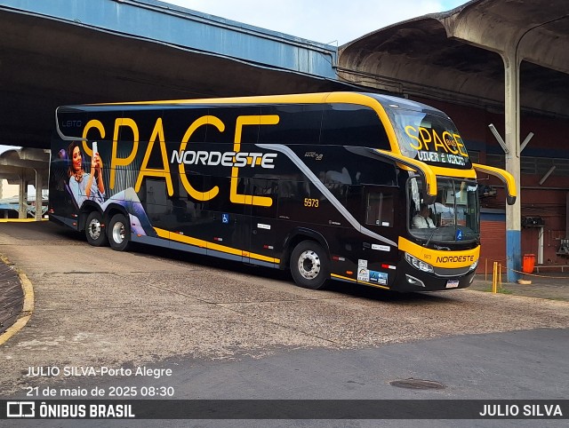 Expresso Nordeste 5973 na cidade de Porto Alegre, Rio Grande do Sul, Brasil, por JULIO SILVA. Número da foto: #13063140.