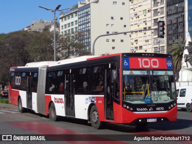 Tarsa 4870 na cidade de Ciudad Autónoma de Buenos Aires, Argentina, por Agustin SanCristobal1712. Número da foto: #13063559.