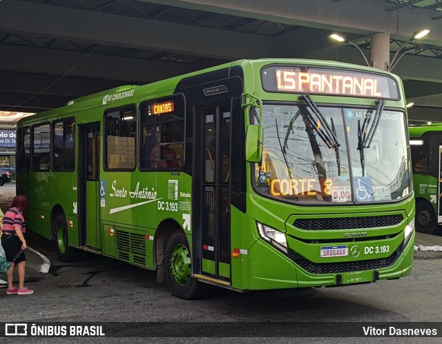 Transportes Santo Antônio DC 3.193 na cidade de Duque de Caxias, Rio de Janeiro, Brasil, por Vitor Dasneves. Número da foto: #13062442.