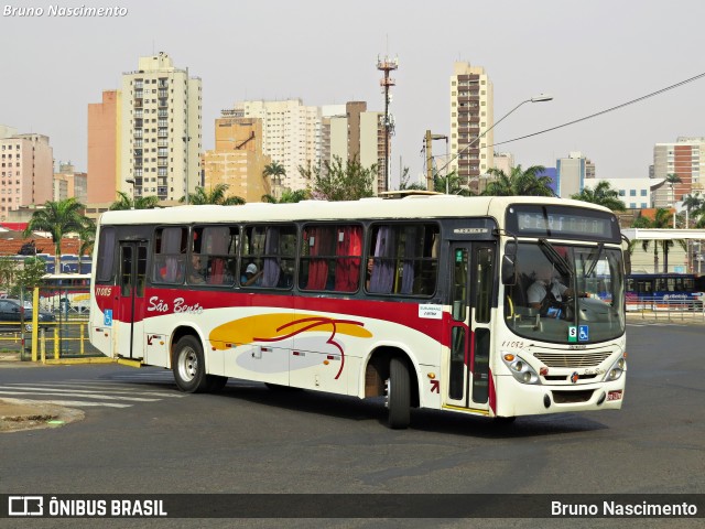 Viação São Bento Ribeirão Preto 11085 na cidade de Ribeirão Preto, São Paulo, Brasil, por Bruno Nascimento. Número da foto: #13064565.
