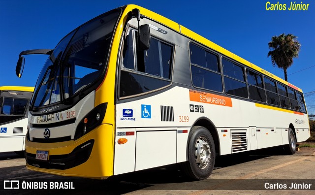 Viação Araguarina 3199 na cidade de Goiânia, Goiás, Brasil, por Carlos Júnior. Número da foto: #13064847.