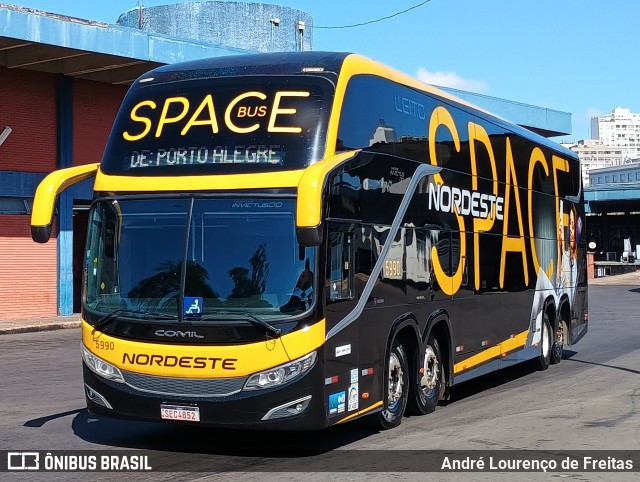 Expresso Nordeste 5990 na cidade de Porto Alegre, Rio Grande do Sul, Brasil, por André Lourenço de Freitas. Número da foto: #13064133.