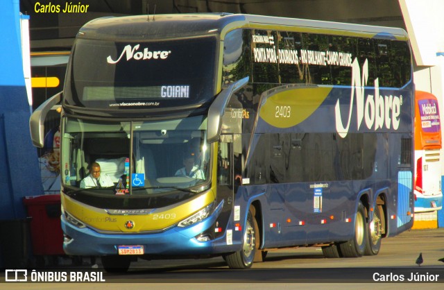 Nobre Turismo 2403 na cidade de Goiânia, Goiás, Brasil, por Carlos Júnior. Número da foto: #13064945.
