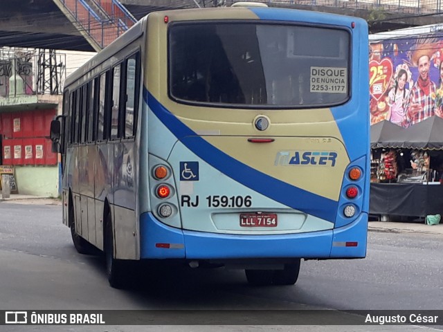 Master Transportes Coletivos de Passageiros RJ 159.106 na cidade de Nova Iguaçu, Rio de Janeiro, Brasil, por Augusto César. Número da foto: #13063616.