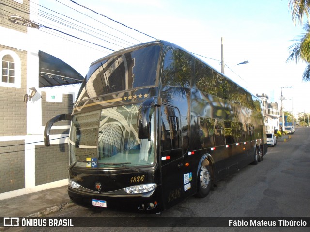 Locabus Locação e Transportes 1826 na cidade de Três Corações, Minas Gerais, Brasil, por Fábio Mateus Tibúrcio. Número da foto: #13064717.