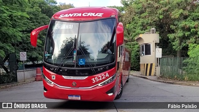 Viação Santa Cruz 35224 na cidade de São Paulo, São Paulo, Brasil, por Fábio Paixão. Número da foto: #13062361.