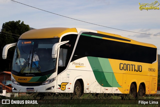 Empresa Gontijo de Transportes 19690 na cidade de Manoel Vitorino, Bahia, Brasil, por Filipe Lima. Número da foto: #13064324.