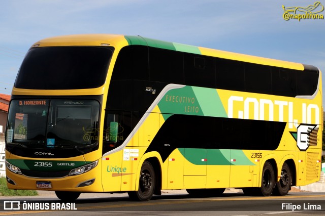 Empresa Gontijo de Transportes 23155 na cidade de Manoel Vitorino, Bahia, Brasil, por Filipe Lima. Número da foto: #13064332.