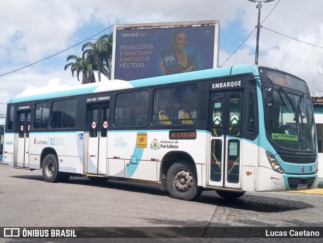 Viação Fortaleza 02205 na cidade de Fortaleza, Ceará, Brasil, por Lucas Caetano. Número da foto: #13062591.
