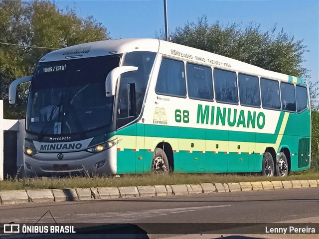 Expreso Minuano 68 na cidade de Lavalleja, Uruguai, por Lenny Pereira. Número da foto: #13062802.