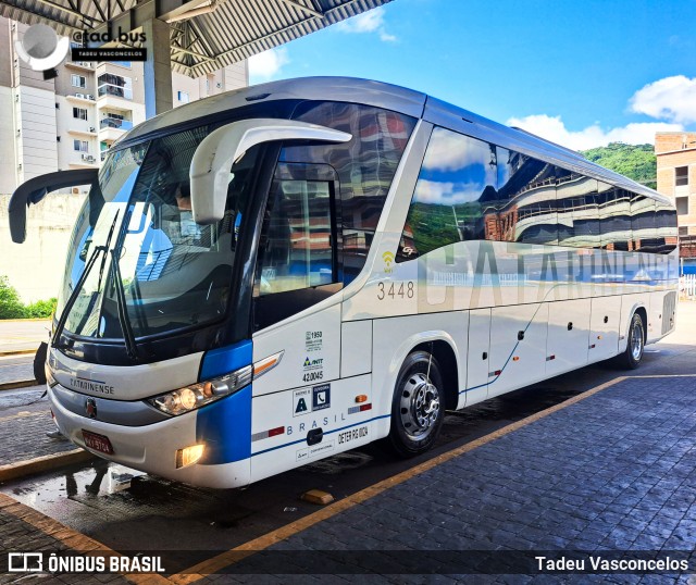 Auto Viação Catarinense 3448 na cidade de Itapema, Santa Catarina, Brasil, por Tadeu Vasconcelos. Número da foto: #13066366.