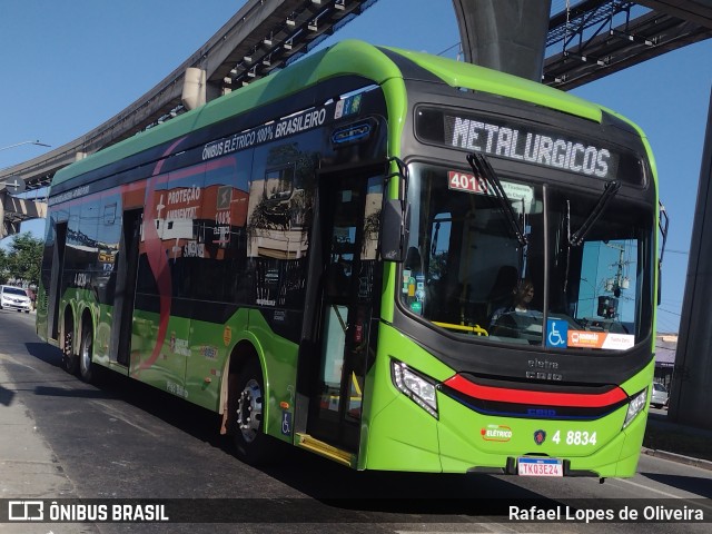 Express Transportes Urbanos Ltda 4 8834 na cidade de São Paulo, São Paulo, Brasil, por Rafael Lopes de Oliveira. Número da foto: #13066787.