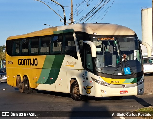Empresa Gontijo de Transportes 19195 na cidade de Juiz de Fora, Minas Gerais, Brasil, por Antônio Carlos Rosário. Número da foto: #13066628.