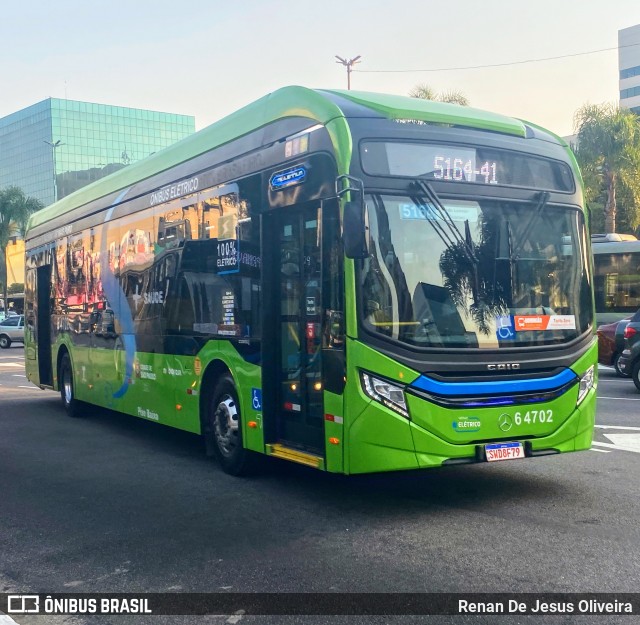 Viação Paratodos > São Jorge > Metropolitana São Paulo > Mobibrasil 6 4702 na cidade de São Paulo, São Paulo, Brasil, por Renan De Jesus Oliveira. Número da foto: #13065283.
