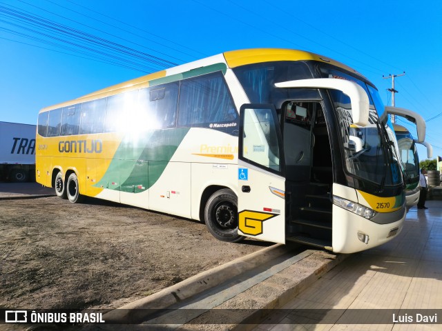 Empresa Gontijo de Transportes 21570 na cidade de Parambu, Ceará, Brasil, por Luis Davi. Número da foto: #13066517.