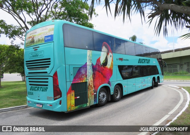 Eucatur - Empresa União Cascavel de Transportes e Turismo 6004 na cidade de Florianópolis, Santa Catarina, Brasil, por JGILBERTO KNIPHOFF. Número da foto: #13065546.