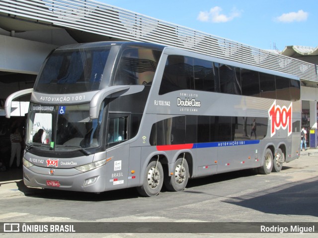 Auto Viação 1001 RJ 108.1142 na cidade de Rio de Janeiro, Rio de Janeiro, Brasil, por Rodrigo Miguel. Número da foto: #13068174.