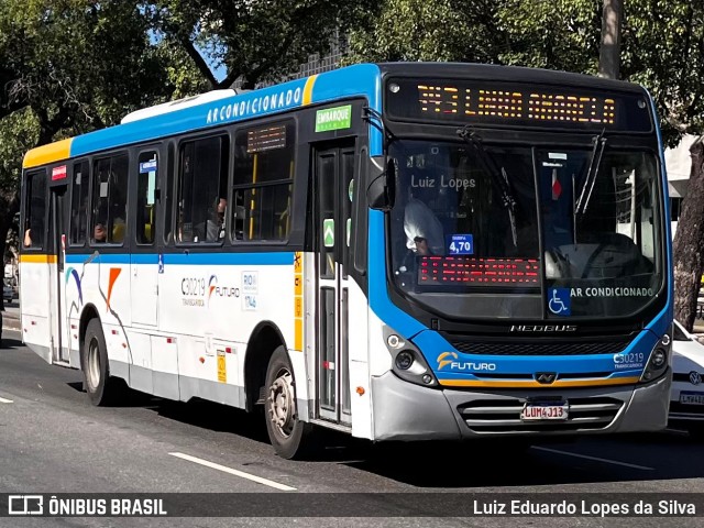 Transportes Futuro C30219 na cidade de Rio de Janeiro, Rio de Janeiro, Brasil, por Luiz Eduardo Lopes da Silva. Número da foto: #13065242.