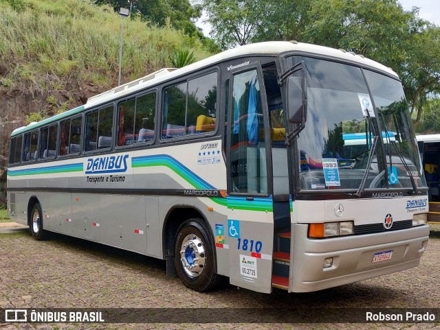 Danibus Transporte e Turismo 1810 na cidade de Campinas, São Paulo, Brasil, por Robson Prado. Número da foto: #13065914.