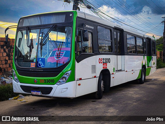 Via Verde Transportes Coletivos 0523010 na cidade de Manaus, Amazonas, Brasil, por João Pbs. Número da foto: #13068139.