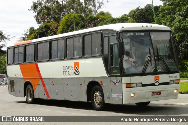 Viação Cidade do Aço RJ 174.135 na cidade de Resende, Rio de Janeiro, Brasil, por Paulo Henrique Pereira Borges. Número da foto: #13066204.