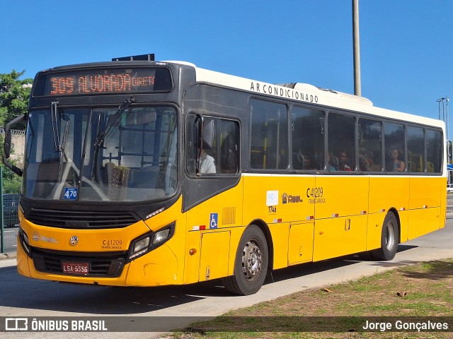 Real Auto Ônibus C41209 na cidade de Rio de Janeiro, Rio de Janeiro, Brasil, por Jorge Gonçalves. Número da foto: #13066283.