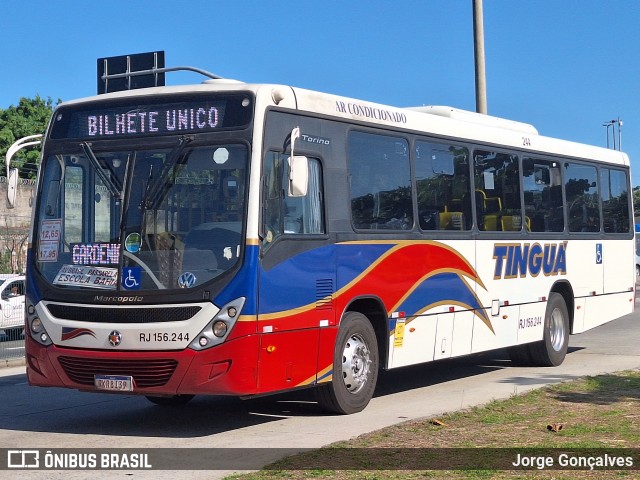 Transportadora Tinguá RJ 156.244 na cidade de Rio de Janeiro, Rio de Janeiro, Brasil, por Jorge Gonçalves. Número da foto: #13066305.