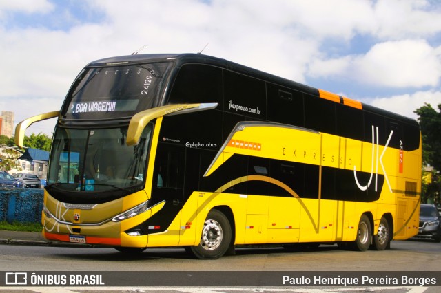 Expresso JK 24129 na cidade de São Paulo, São Paulo, Brasil, por Paulo Henrique Pereira Borges. Número da foto: #13066332.