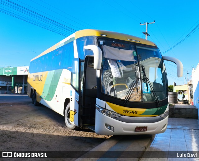 Empresa Gontijo de Transportes 18545 na cidade de Parambu, Ceará, Brasil, por Luis Davi. Número da foto: #13066524.