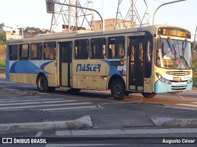 Master Transportes Coletivos de Passageiros RJ 159.024 na cidade de Nova Iguaçu, Rio de Janeiro, Brasil, por Augusto César. Número da foto: #13066955.