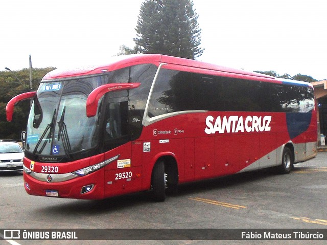 Viação Santa Cruz 29320 na cidade de Três Corações, Minas Gerais, Brasil, por Fábio Mateus Tibúrcio. Número da foto: #13067596.