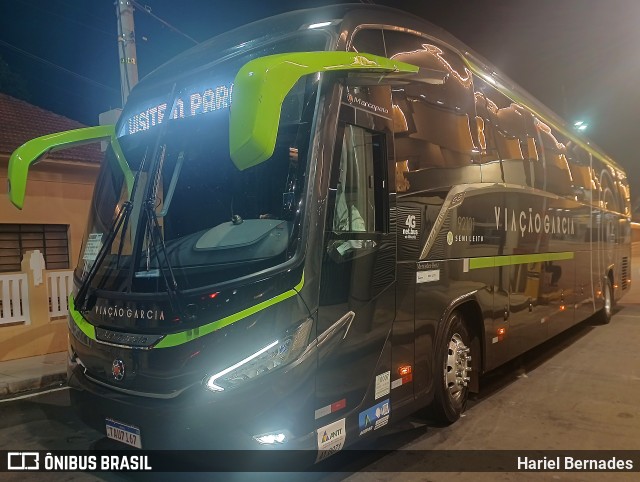Viação Garcia 92101 na cidade de São José do Rio Preto, São Paulo, Brasil, por Hariel Bernades. Número da foto: #13065504.