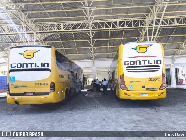 Empresa Gontijo de Transportes 21570 na cidade de Tauá, Ceará, Brasil, por Luis Davi. Número da foto: #13066430.