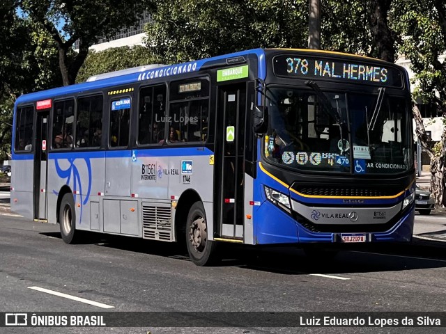 Viação Vila Real B11561 na cidade de Rio de Janeiro, Rio de Janeiro, Brasil, por Luiz Eduardo Lopes da Silva. Número da foto: #13065238.