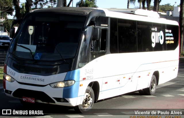 Auto Viação Catarinense 3468 na cidade de Curitiba, Paraná, Brasil, por Vicente de Paulo Alves. Número da foto: #13065820.