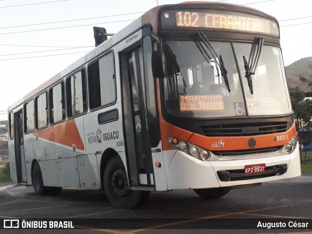 Viação São José A01011 na cidade de Nova Iguaçu, Rio de Janeiro, Brasil, por Augusto César. Número da foto: #13066946.