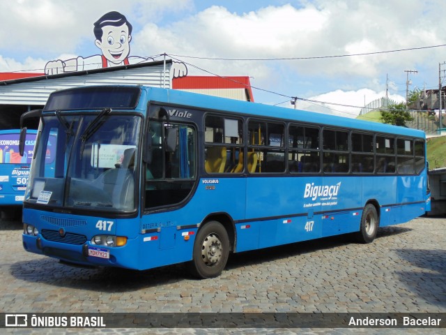 Biguaçu Transportes Coletivos Administração e Participação 417 na cidade de Biguaçu, Santa Catarina, Brasil, por Anderson  Bacelar. Número da foto: #13071154.