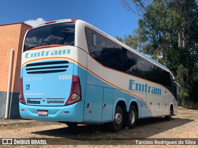 Emtram 4980 na cidade de Caetanópolis, Minas Gerais, Brasil, por Tarcisio Rodrigues da Silva. Número da foto: #13069368.