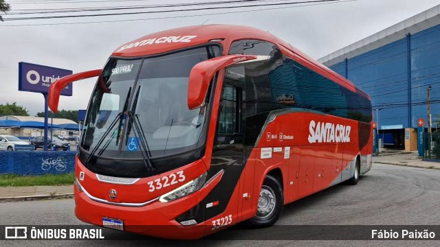Viação Santa Cruz 33223 na cidade de São Paulo, São Paulo, Brasil, por Fábio Paixão. Número da foto: #13070896.