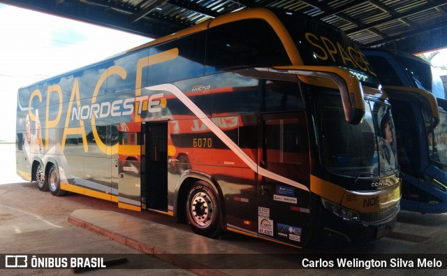 Expresso Nordeste 6070 na cidade de Gama, Distrito Federal, Brasil, por Carlos Welington Silva Melo. Número da foto: #13070018.