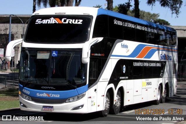 VUSC - Viação União Santa Cruz 4800 na cidade de Curitiba, Paraná, Brasil, por Vicente de Paulo Alves. Número da foto: #13071089.