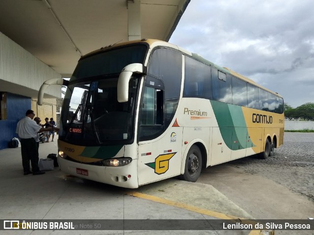 Empresa Gontijo de Transportes 17180 na cidade de Caruaru, Pernambuco, Brasil, por Lenilson da Silva Pessoa. Número da foto: #13069906.